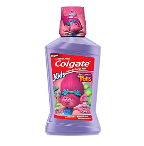 Colgate 儿童水果口味漱口水 500ml/瓶 共6瓶, 现仅售$14.67