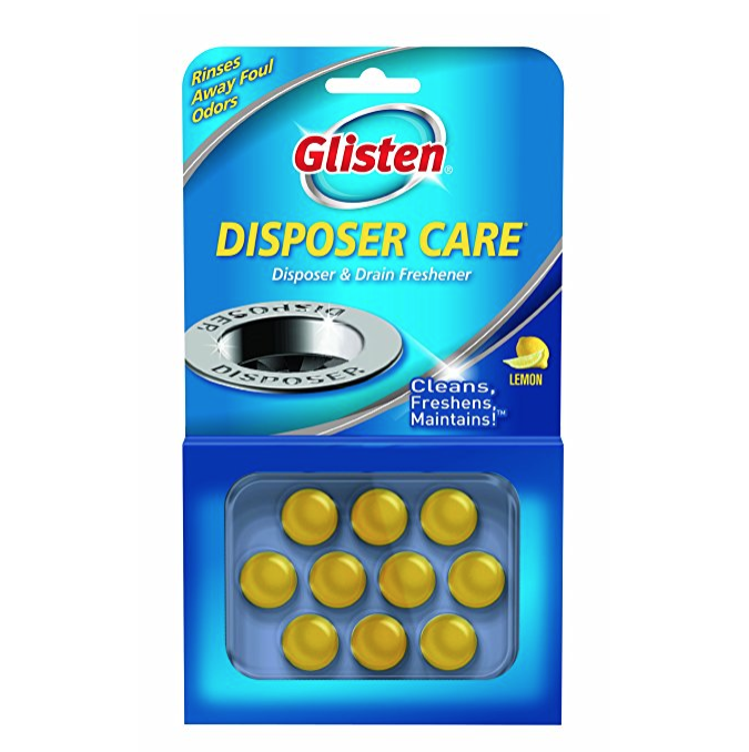 Glisten Disposer Care Freshener, Lemon Scent, 10 Use,  only $2.52