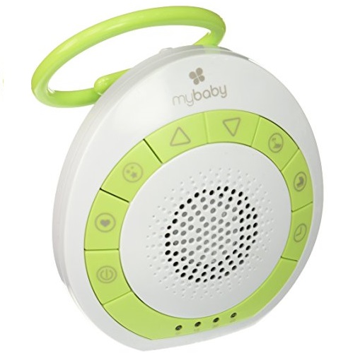 myBaby Soundspa On‐the‐Go, Plays 4 Soothing Sounds, Adjustable Volume Control, Adjustable Clip for Strollers, Diaper Bags, Car Seats, Small and Lightweight, Auto Timer, MYB‐S115, Only $6.53