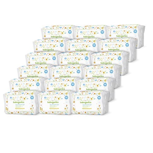Babyganics Face, Hand & Baby Wipes, Fragrance Free, 1800 Count, Only $37.02, free shipping