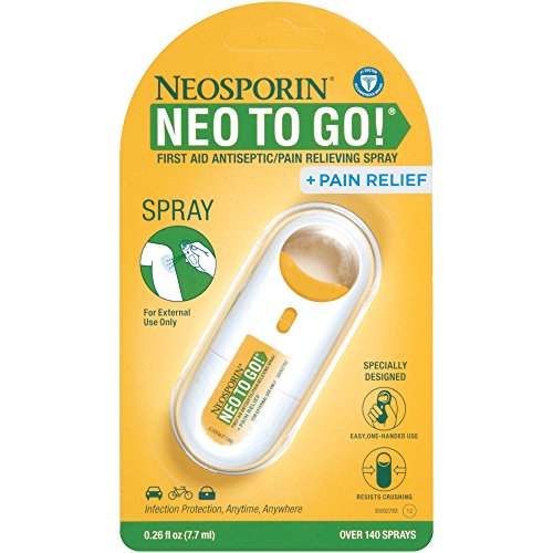 Neosporin + Pain Relief Neo To Go! First Aid Antiseptic/Pain Relieving Spray, .26 Oz, Only  $4.72