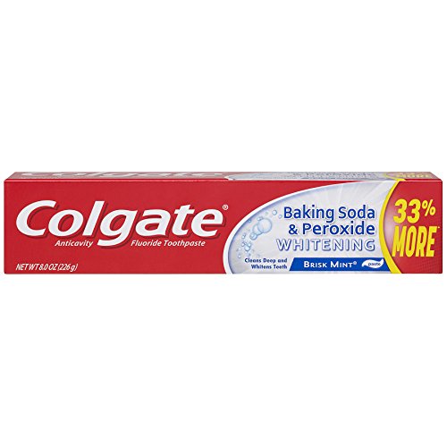 Colgate Baking Soda and Peroxide Whitening Toothpaste - 8 ounce (6 Pack), Only $7.58, free shipping after  using SS