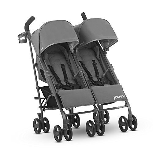 JOOVY Twin Groove Ultralight Umbrella Stroller, Charcoal, Only $158.48, free shipping