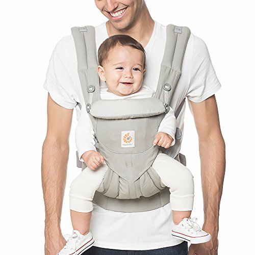 Ergobaby OMNI 360 All-in-One Ergonomic Baby Carrier, All Carry Positions, Newborn to Toddler, Pearl Grey, Only $107.99 , free shipping