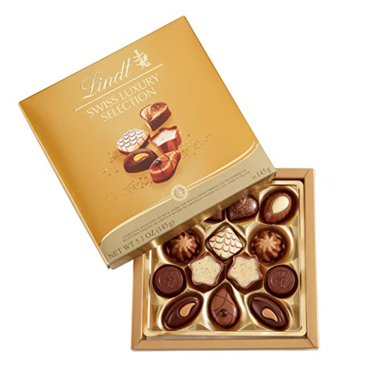Lindt Swiss 瑞士莲 豪华巧克力礼盒，现仅售$11.69，免运费！