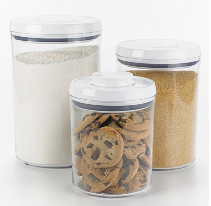 OXO Good Grips 3-Piece Airtight POP Round Canister Set only $23.19