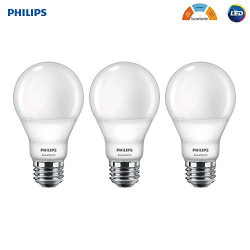 Philips 可调节色温LED节能灯泡 3只装，原价$26.99，现仅售$17.29