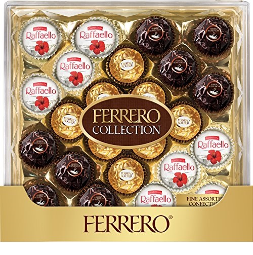 Ferrero费列罗 缤纷 巧克力礼盒，24粒装，现点击coupon后仅售$9.29