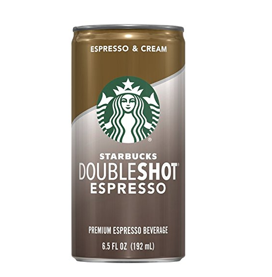 星巴克Starbucks Doubleshot易拉罐烘焙咖啡 6.5oz 12罐裝，原價$17.39, 現僅售$12.80，免運費！
