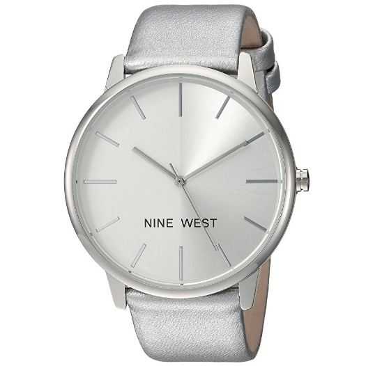 Nine West Women's NW/1996 Gold-Tone Strap Watch $29.40，free shipping