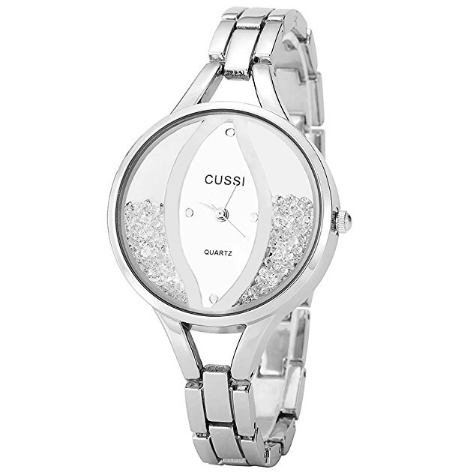 Ladies Angel Eye Bracelet Dress Crystal Wrist Watch for Women - Female Gold, Rose Gold, Silver $25.99，free shipping