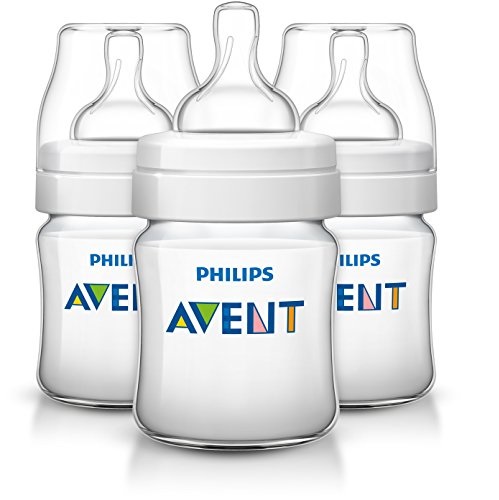 Philips Avent Anti-colic  Baby Bottles Clear, 4oz, 3 Piece, Only $9.59
