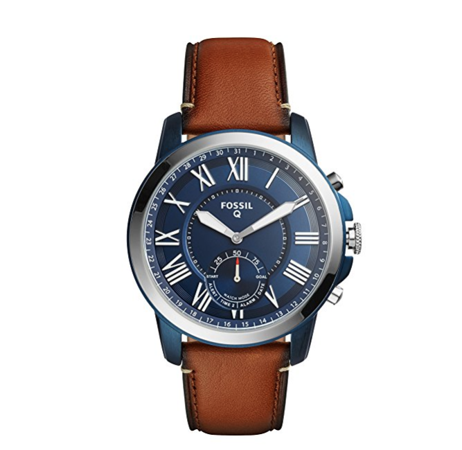 Fossil Hybrid Smart Watch - Q Grant Leather only $95