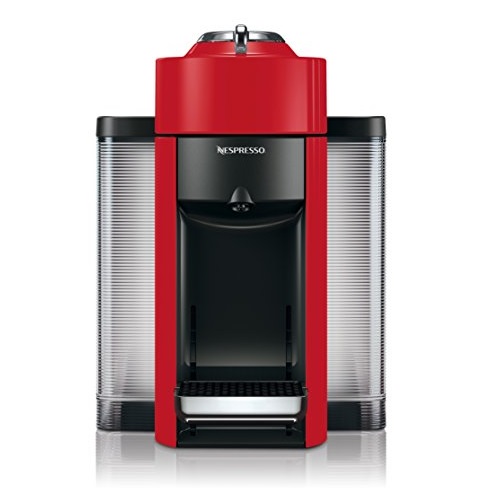 Nespresso ENV135R Coffee and Espresso Machine by De'Longhi, Red, Only $91.54, free shipping