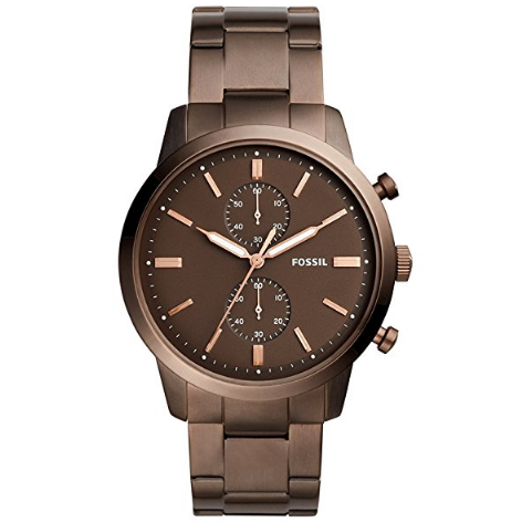 Fossil Townsman 44mm Chronograph Stainless Steel Watch $83.98，free shipping