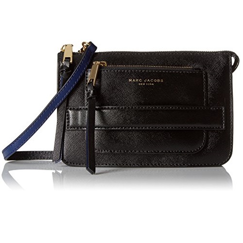Marc Jacobs Madison Saffiano Crossbody Bag, Black/Multi, Only $138.16, free shipping