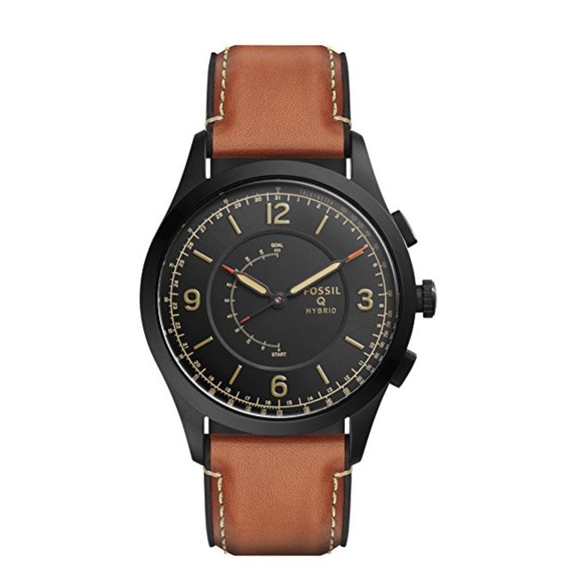 Fossil Hybrid Smartwatch - Q Activist Luggage Leather  FTW1206, Only $95.00, You Save $60.00(