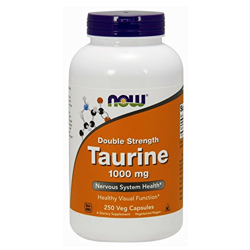 NOW Foods Taurine 1000 mg, 250 Capsules, Only $9.27