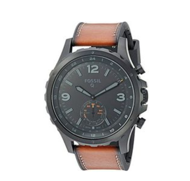 Fossil Q 50mm Nate Hybrid Smartwatch only $95