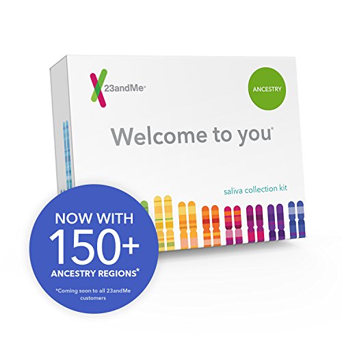 23andMe Ancestry + Traits Service: Personal Genetic DNA Test with 2000+ Geographic Regions, Family Tree, DNA Relative Finder, and Trait Reports, List Price is $99, Now Only $79, You Save $20.00 (20%)