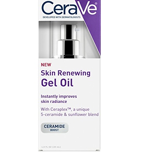 CeraVe Skin Renewing Gel Oil - Face Gel Oil/Face Moisturizer Booster , 1 oz, Only $14.99, free shipping after clipping coupon and using SS