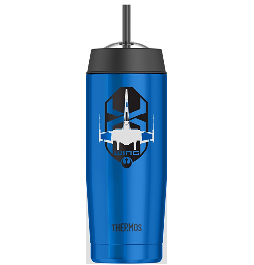 Thermos Star Wars Episode VII 16 Ounce Cold Cup with Straw, X-Wing $6.53