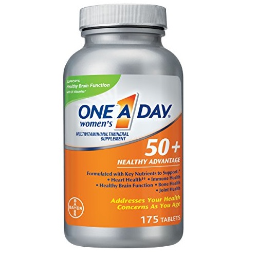 One A Day Women's 50+ Healthy Advantage Multivitamin Multimineral Supplement Tablets, 175 Count, Only$10.571, free shipping after using SS