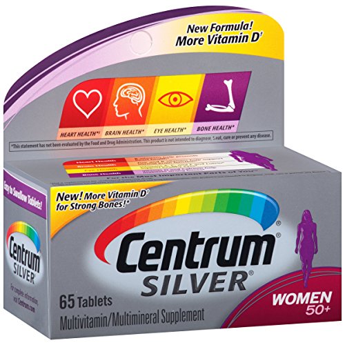 Centrum Silver Women (65 Count) Multivitamin / Multimineral Supplement Tablet, Vitamin D3, Age 50+, Only $6.20 free shipping after using SS
