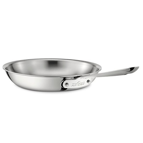 All-Clad 4110 Stainless Steel Tri-Ply Bonded Dishwasher Safe Fry Pan Cookware, 10-Inch, Silver, Only $66.95, free shipping