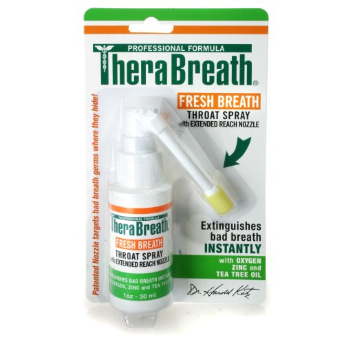 TheraBreath 口气清新 牙齿清洁喷雾， 1 oz，原价$9.94，现仅售$5.22，免运费