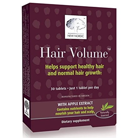 获大奖生发妙招受热捧：瑞典New Nordic Hair Volume 纯天然防脱发助生发胶囊，30粒，原价$19.95，现仅售$13.87，免运费
