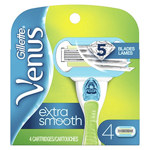 Gillette Venus Embrace Women's Razor Blade Refills 4 Count, only $13.66, free shipping after clipping coupon and using SS