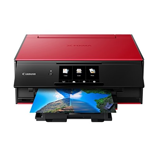 Canon TS9120 Wireless All-In-One Printer with Scanner and Copier: Mobile and Tablet Printing, with Airprint(TM) and Google Cloud Print compatible, Red, Only $99.99, free shipping