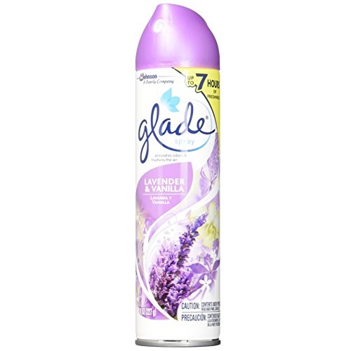 Glade Aerosol Air Freshener, Lavender and Vanilla, 8 Ounce (Pack of 12), Only $11.29, free shipping after using SS