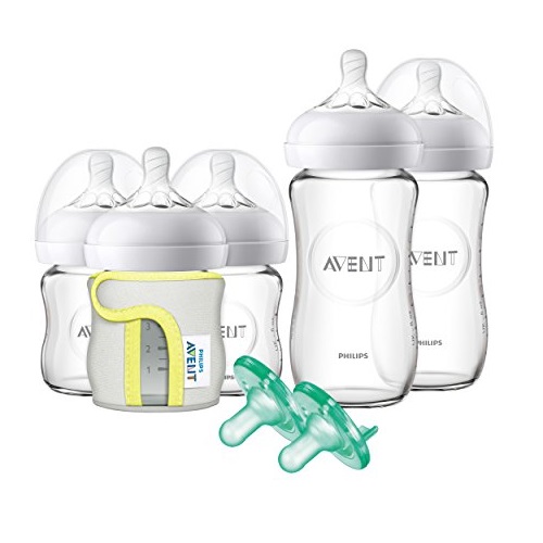 Philips Avent Natural Glass Bottle Baby Gift Set, SCD201/01, Only $42.33, free shipping