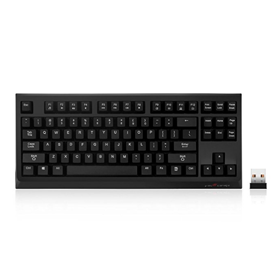 史低價！Velocifire TKL Wireless Mechanical Keyboard 無線鍵盤，原價$69.00，現僅售$39.99，免運費