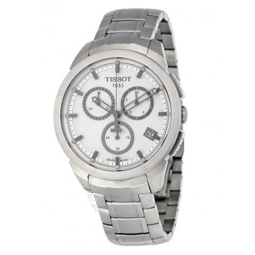 TISSOT Chronograph Silver Dial Titanium Men's Watch Item No. T069.417.44.031.00, only $199.99 after using coupon code, free shipping