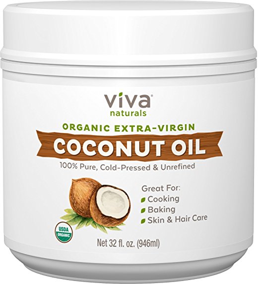 Viva Labs Organic Extra Virgin Coconut Oil, 32 Ounce, only $12.63, free shipping afterusing SS