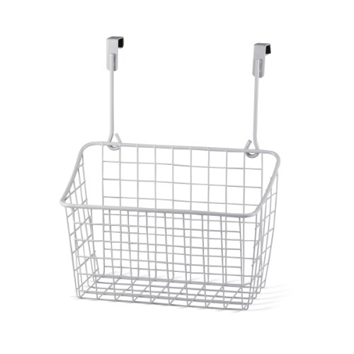 Spectrum Diversified Grid Storage Basket, Medium, White, Only $8.99