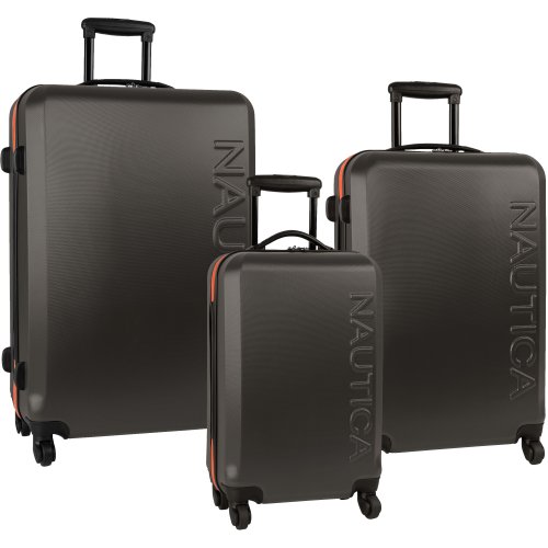Nautica Luggage Ahoy 3 Piece Hardside Spinner Outer Shell Set,only $165.13 , free shipping