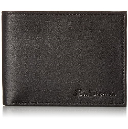 Ben Sherman Kensington Sheepskin Leather Five Pocket Billfold Wallet With ID Window With RFID, Only $11.41