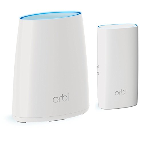 NETGEAR Orbi Whole Home Mesh WiFi System – Simple setup, Wireless router replacement, no WiFi dead zones, Works with Amazon Alexa, Up to 3500 sqft, 2pk (RBK30) $125.99