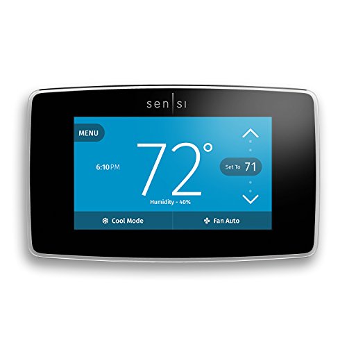 Emerson Sensi Touch Wi-Fi Thermostat with Touchscreen Color Display for Smart Home, ST75, Works with Alexa, Only $139.99, free shipping