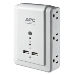 APC 6-Outlet Wall Surge Protector with USB Charging Ports, SurgeArrest Essential (P6WU2) $12.66