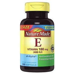 Nature Made Vitamin E 400 IU (dl-Alpha) Softgels 300 Ct Mega Size (Packaging may vary) $14.99