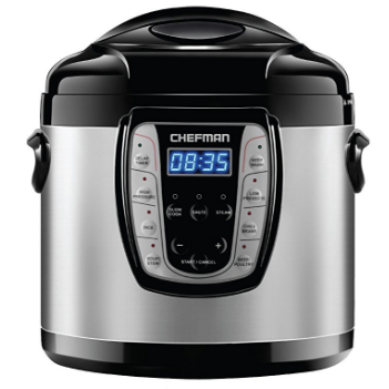 Chefman Electric Pressure Cooker 9-in-1 Programmable Multicooker $59.99
