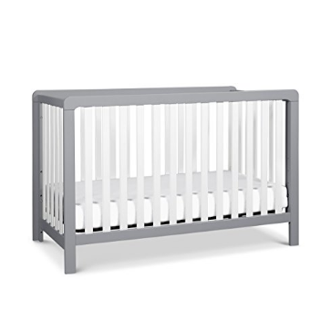 Carter's by DaVinci Colby 4-in-1 Low-profile Convertible Crib, Grey and White $156.21，free shipping