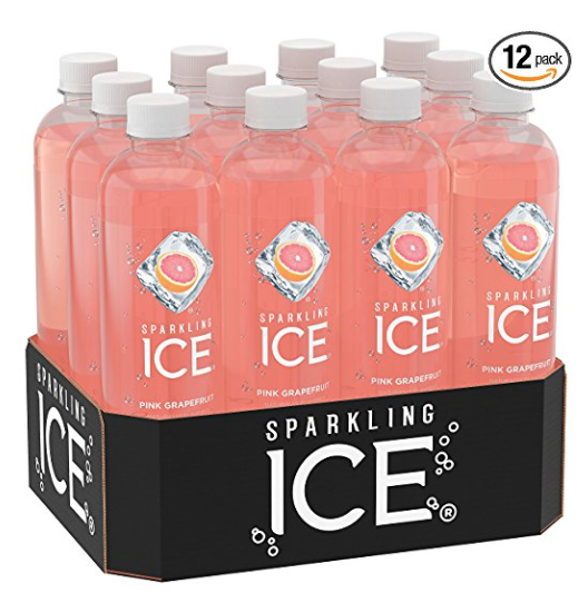 Sparkling Ice Pink Grapefruit 17 Ounce Bottles (Pack of 12) only $9.29
