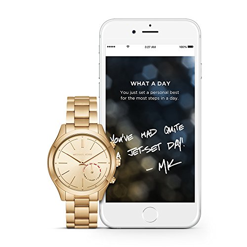 Michael Kors Women's 42mm Slim Runway Goldtone Hybrid Smart Watch $149.00