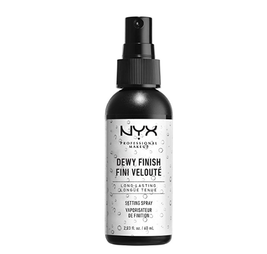 NYX Professional Makeup Make Up Setting Spray Dewy Finish, 2.03 Fl Oz only $4.99